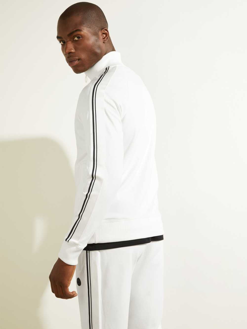 White Men's Guess Colorado Active Track Jackets Australia Sale | 057VEDMYA