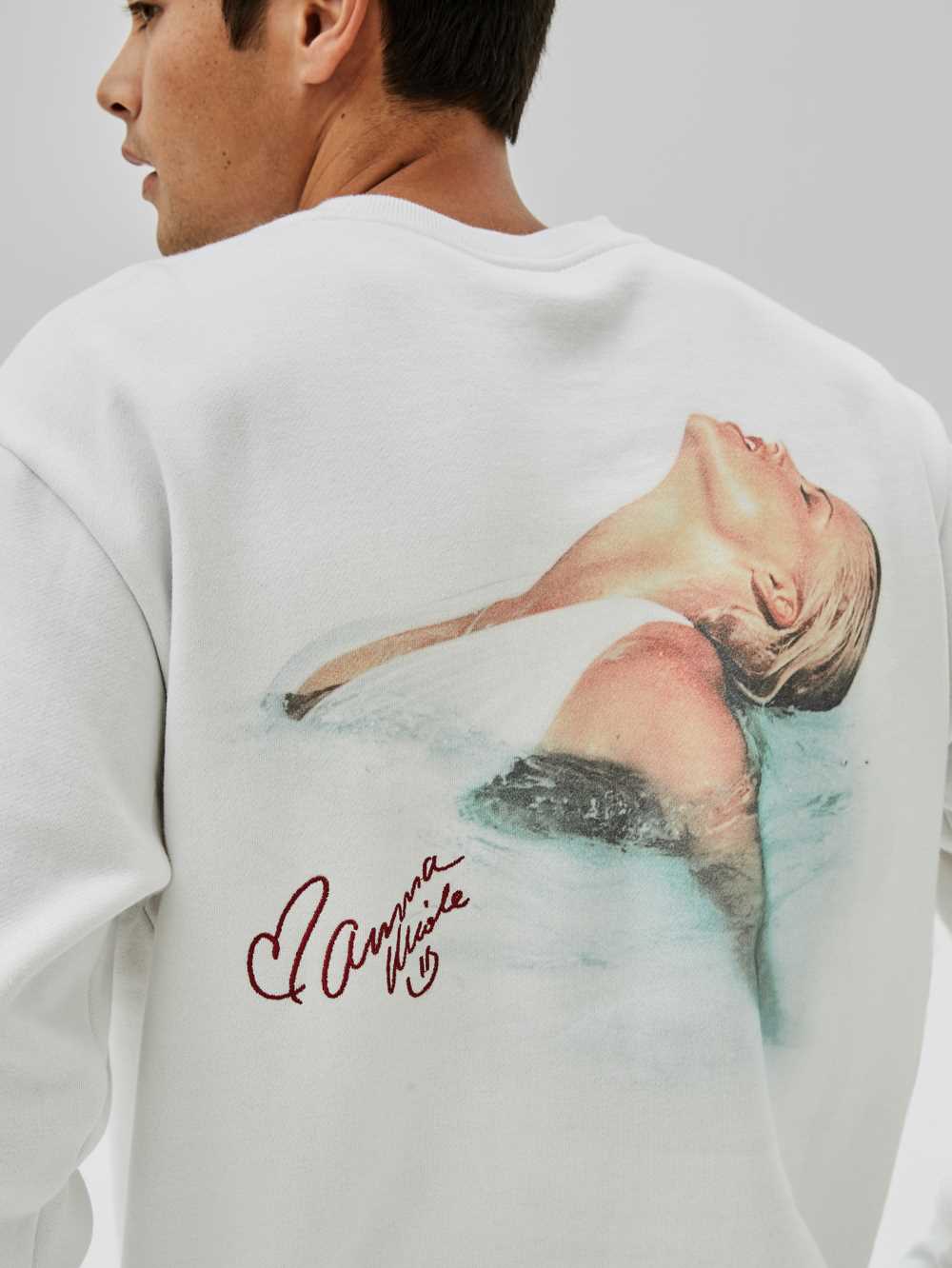 White Men's Guess Originals x Anna Nicole Smith Sweatshirt Australia Sale | 156EAJYXD