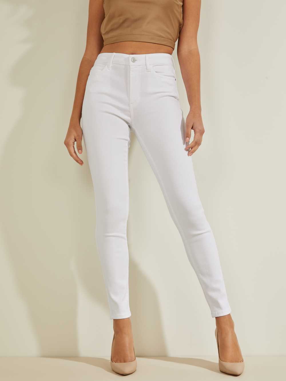 White Multicolor Women\'s Guess 1981ed Skinny Coats Australia Sale | 461EDTSKC